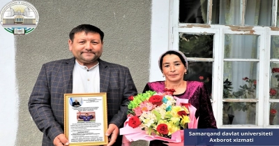 Sharofiddin Amriddinov, a student of Samarkand State University, is the absolute world champion in youth weightlifting.