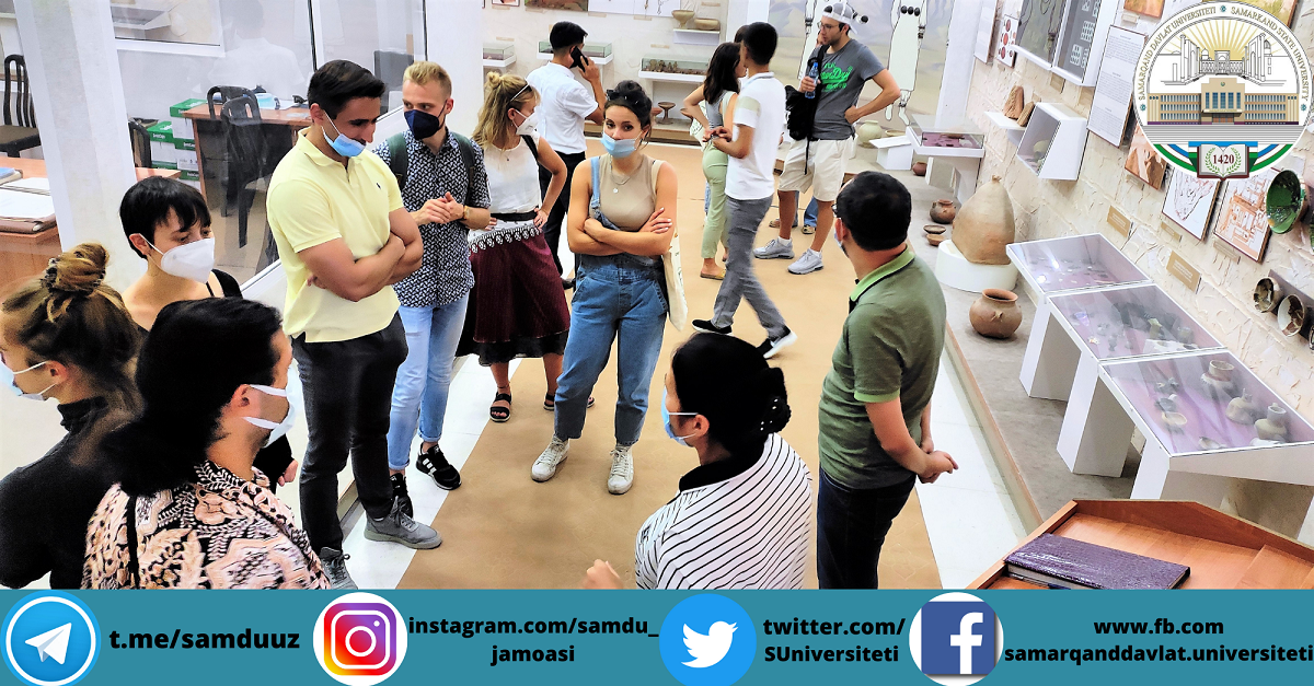 Samarqand davlat universiteti muzeylari germaniya va italiyalik talabalarda yaxshi taassurot qoldirdi…