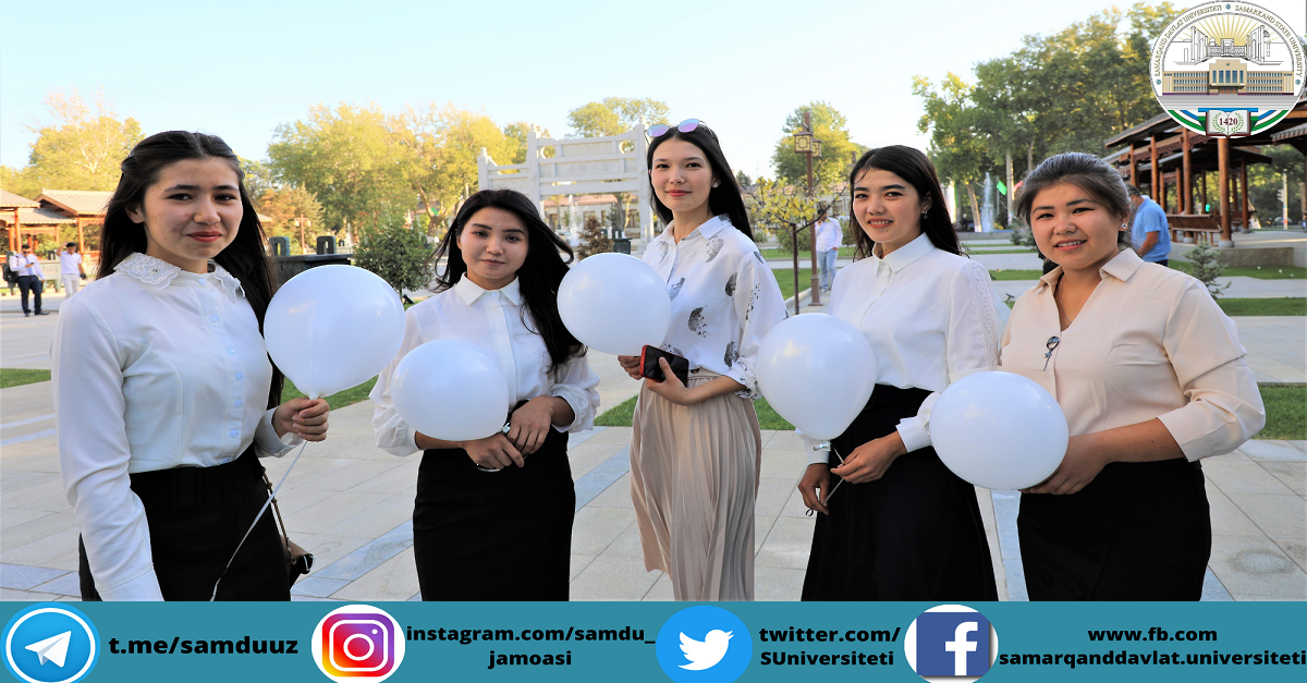 Samarqand davlat universitetida yangi 2021-2022 o‘quv yili tantanali ravishda boshlandi