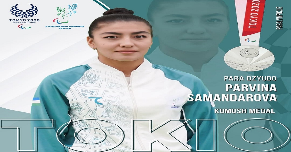 “Tokio-2020” Paralimpiya o‘yinlari kumush medali sohibi, Samarqand davlat universiteti talabasi Parvina Samandarovaga!