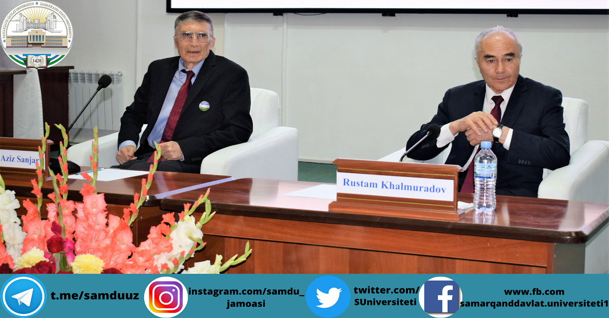 Aziz Sanjar, Nobel mukofoti laureati: “Samarqand davlat universiteti men uchun juda qadrli...”