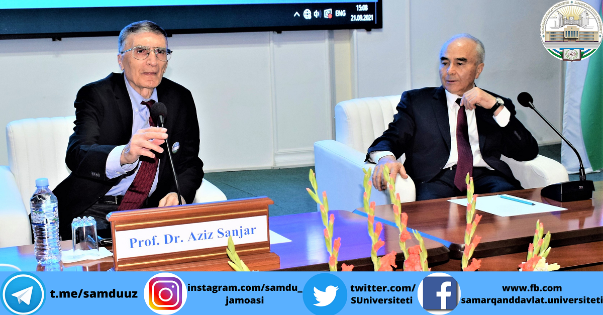 Aziz Sanjar, Nobel mukofoti laureati: “Samarqand davlat universiteti men uchun juda qadrli...”