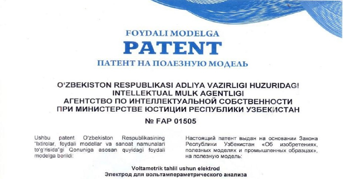 UNIVERSITETIMIZ KIMYOGARLARINING NAVBATDAGI MUVAFFAQIYATI