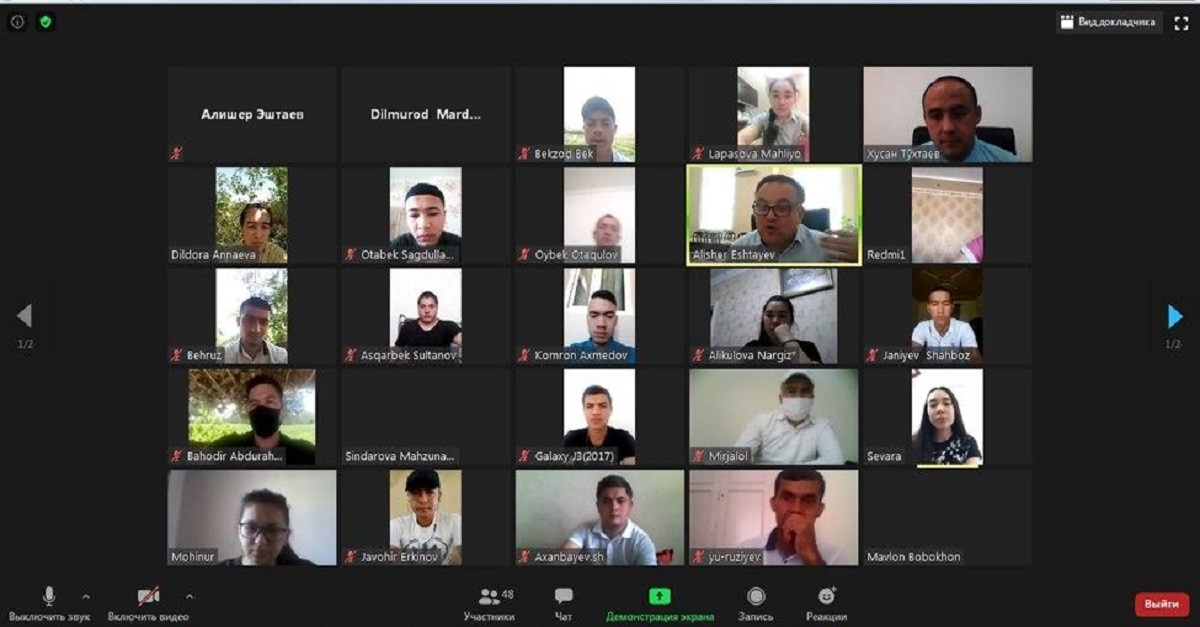 Talabalar bilan masofaviy uchrashuvlar o’tkazilmoqda