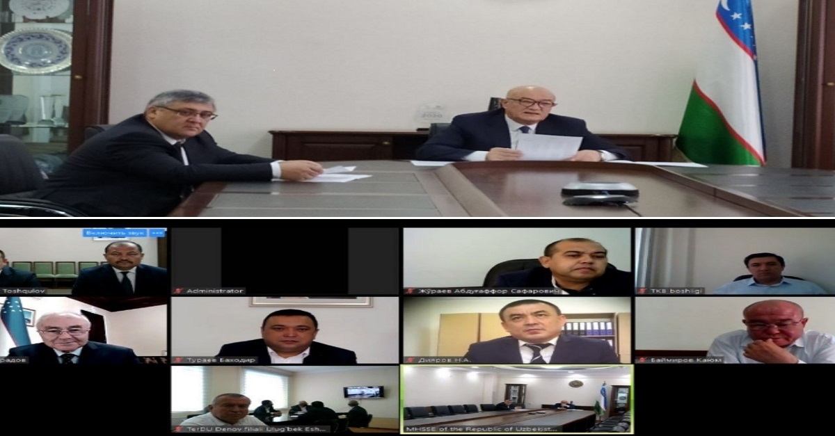 Prezident maslahatchisi rektorlar bilan onlayn yig’ilish o’tkazdi