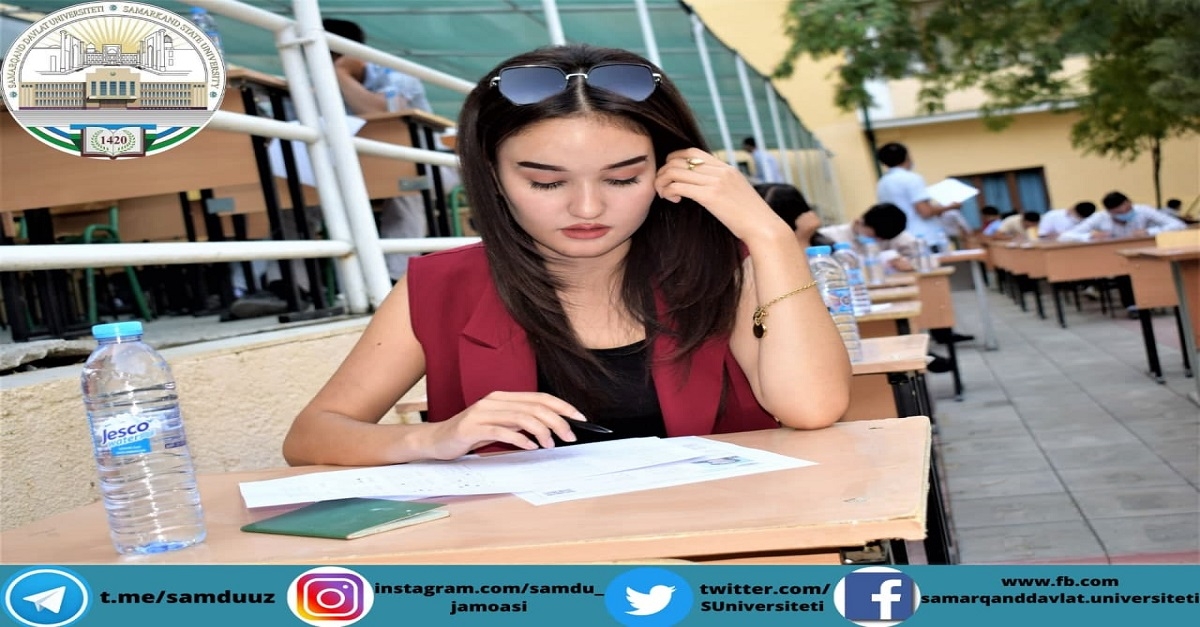 Samarqand davlat universiteti xalqaro ta’lim dasturlari fakultetida mutaxassislik fanidan test sinovlari boshlandi