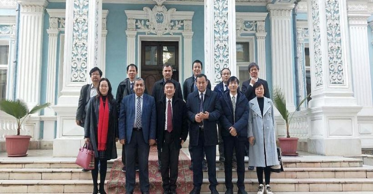 SamDUga Xitoyning Shanxay materiya va medisina ilmiy tadqiqotlar instituti delegasiyasi tashrifi