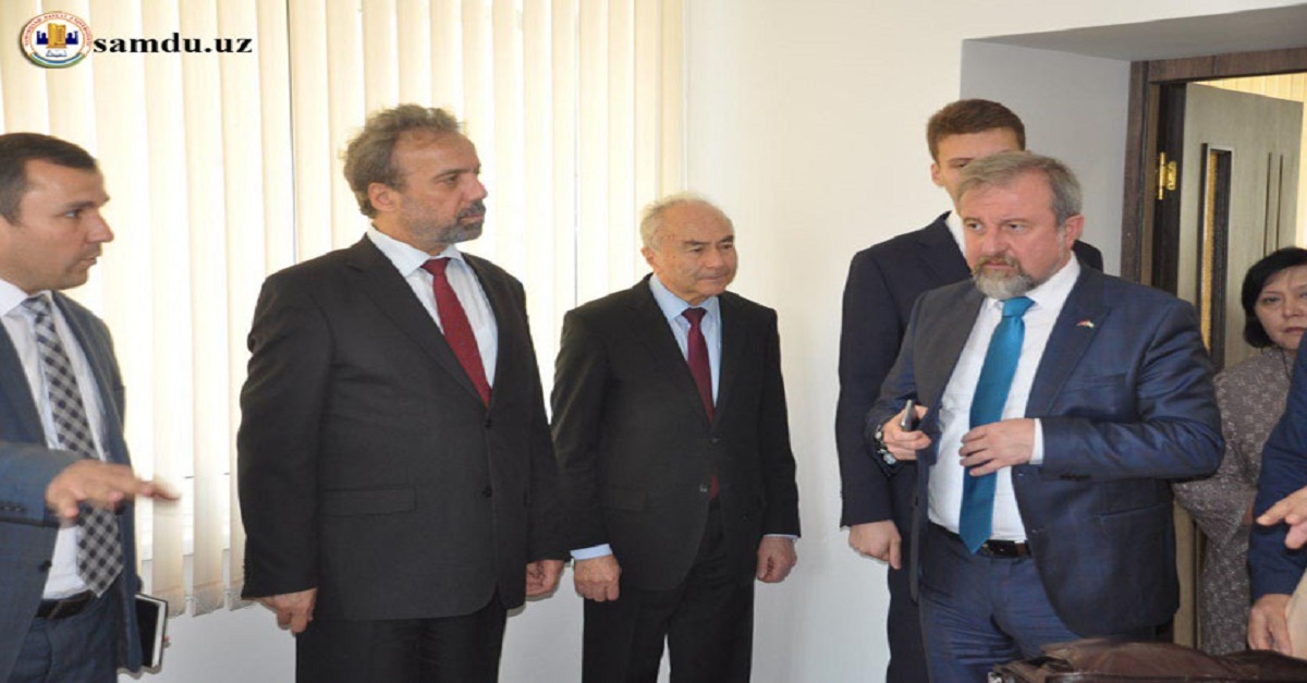 Samarqand davlat universitetiga Turkiya elchisining tashrifi