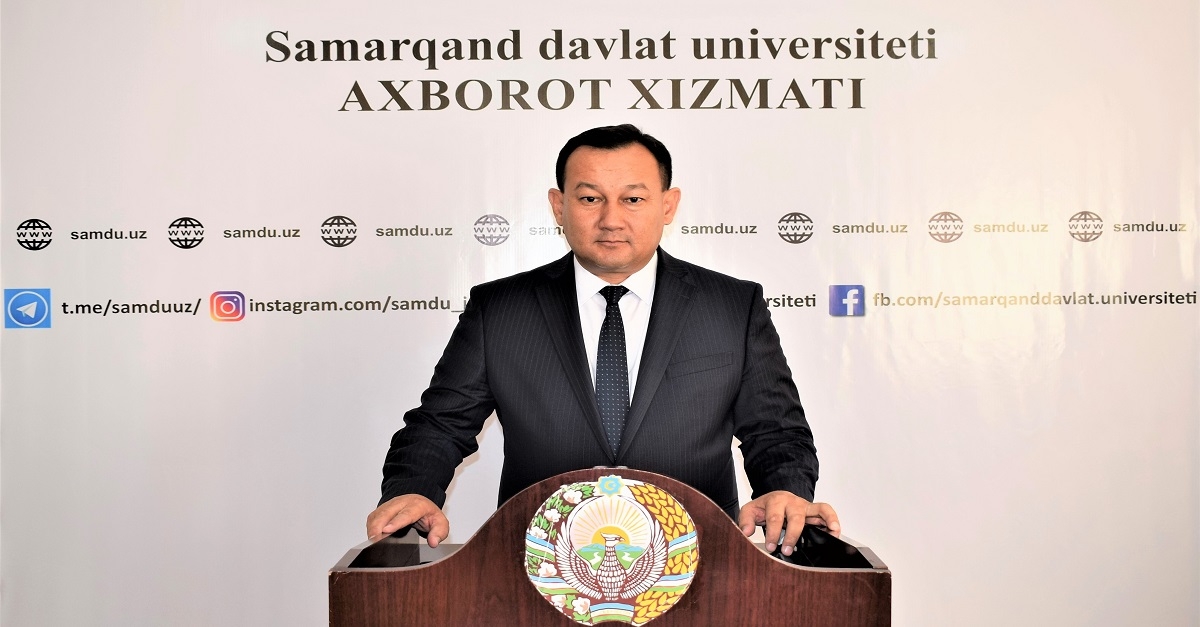 Samarqand davlat universiteti qabul komissiyasi mas'ul kotibi Noryigit Musulmonov ishtirokida ijodiy imtihonlarning yakuni yuzasidan brifing bo'lib o'tdi.
