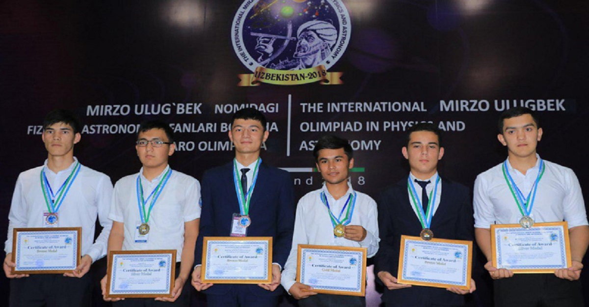 Xalqaro olimpiada g‘oliblari taqdirlandi