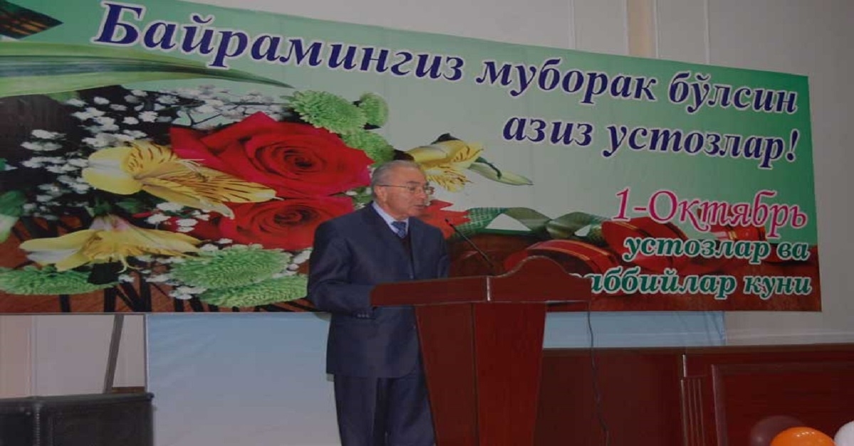 “BAYRAMINGIZ MUBORAK, AZIZ USTOZLAR”