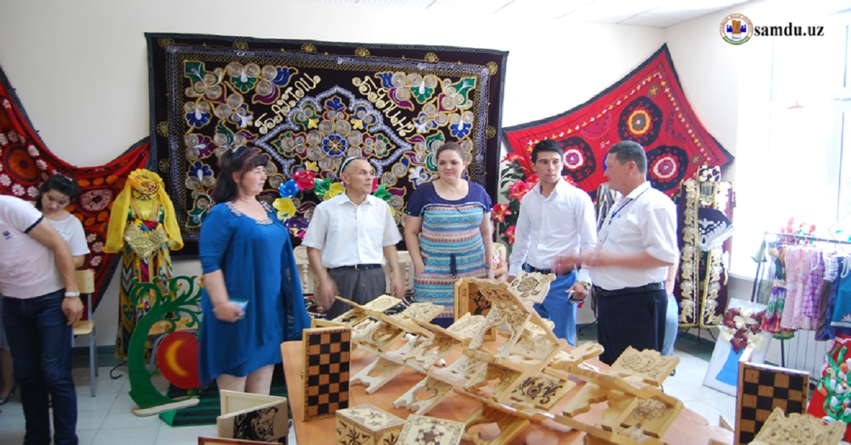 An exhibition devoted to the 90th anniversary of Samarkand State University