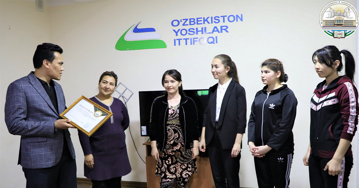 Талабалар турар жойида истиқомат қилувчи фаол талабалар моддий рағбатлантирилди