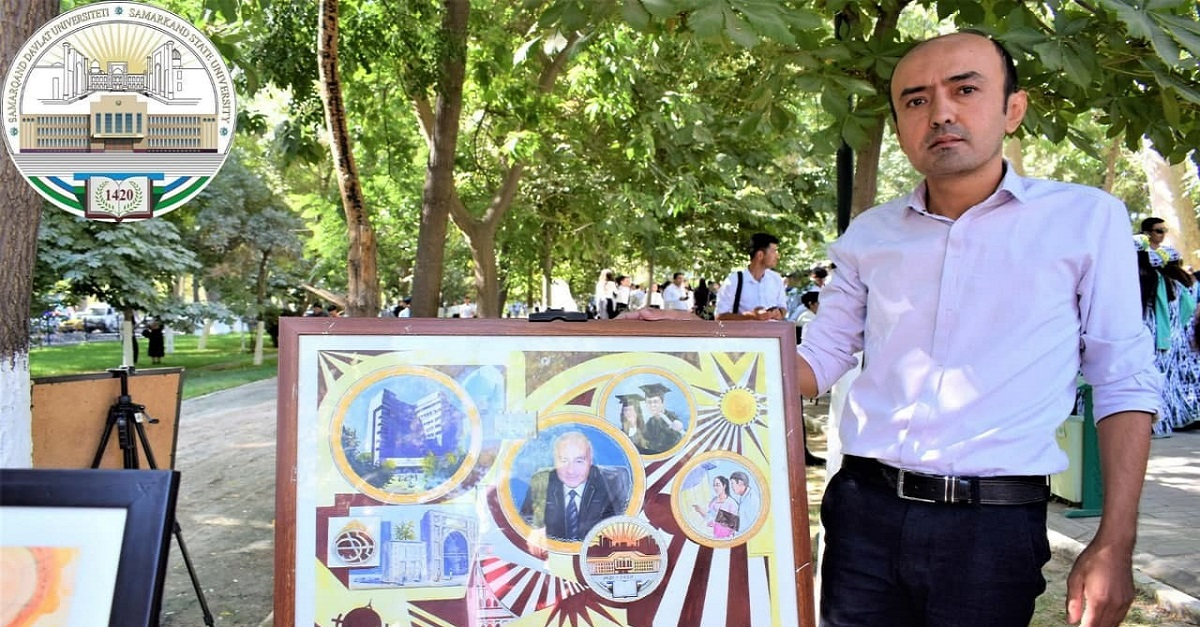 Sport faoliyati va san’at fakulteti San’atshunoslik kafedrasi o‘qituvchisi Jaxongir Xoliqov tomonidan chizilgan suratlar