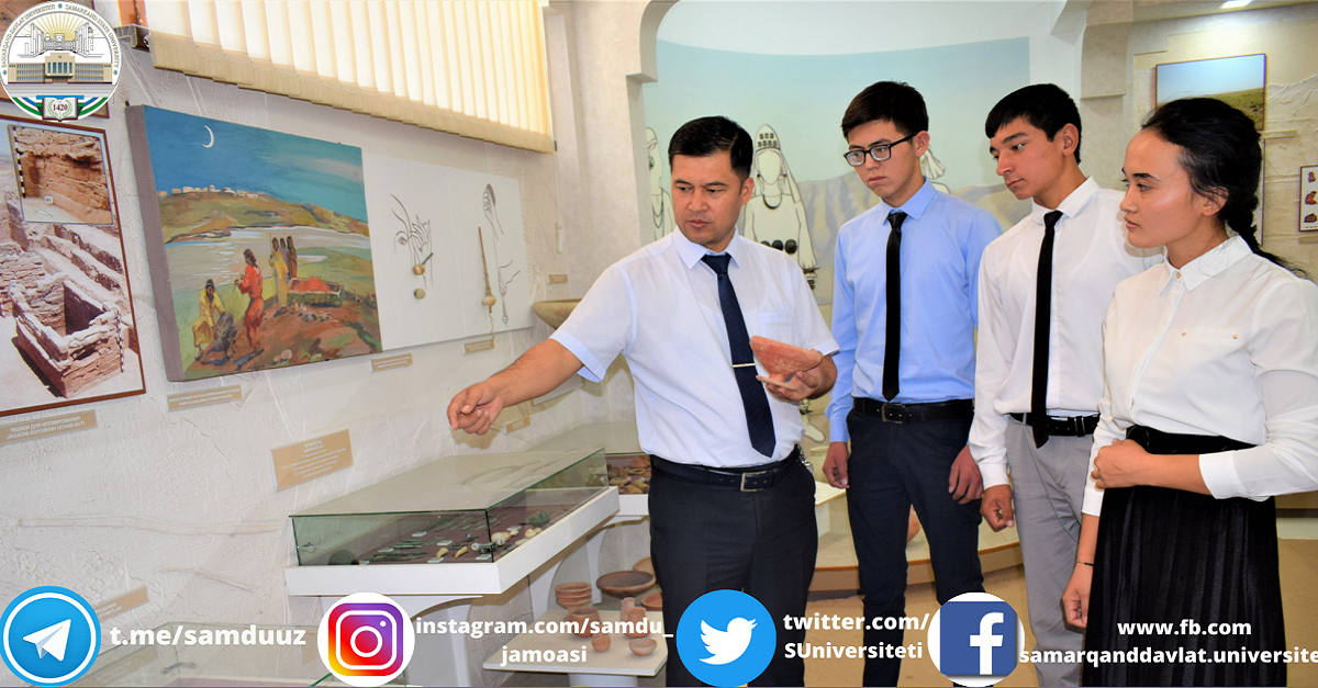 Samarqand davlat universitetining tarix fakultetida dars jarayonlari amaliyot bilan hamohang tarzda olib borilmoqda...