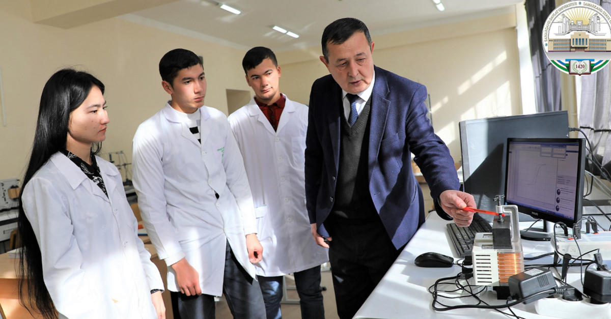 Samarqand davlat universiteti fizika fakulteti o'quv-laboratoriya jarayonidan fotolavhalar...
