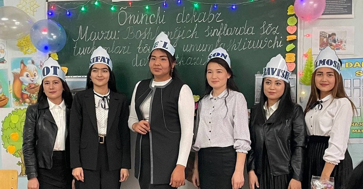 Очиқ дарс: “Бошланғич синфларда сўз туркумлари бўйича умумлаштирувчи дарс ўтказиш”…  