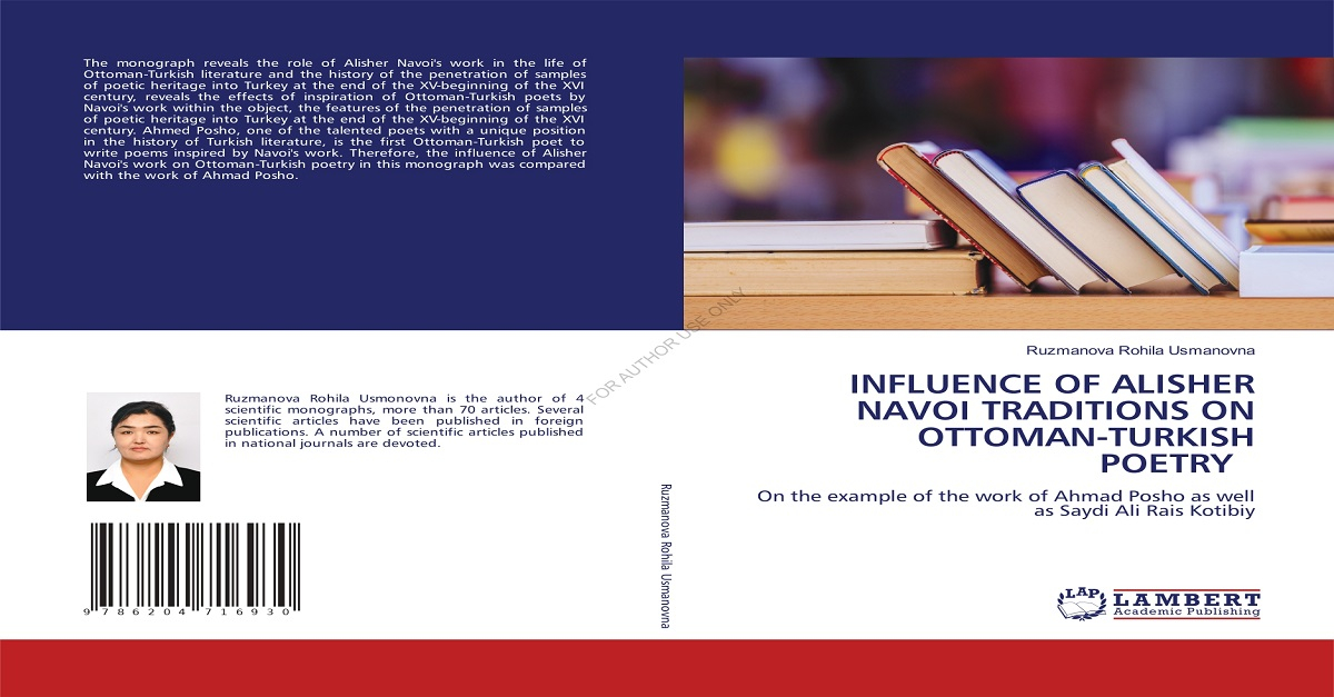 Alisher Navoiy an’analarining usmonli turk she’riyatiga ta’siri …