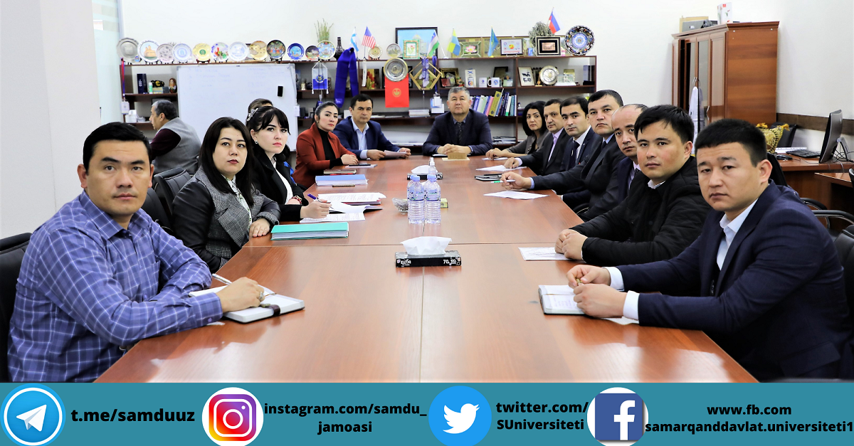 Самарқанд давлат университети ходимлари учун “Сиёсий-маърифат соати” бўлиб ўтди