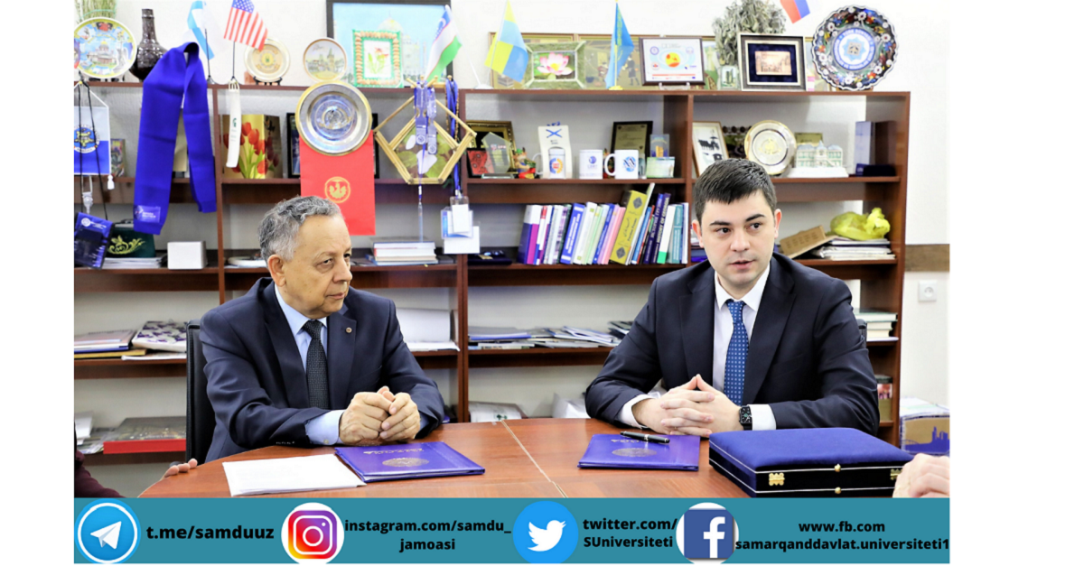 Samarqand davlat universiteti va Ferkensco menejment kompaniyasi (Kipr) hamkorlik aloqalari o‘rnatildi