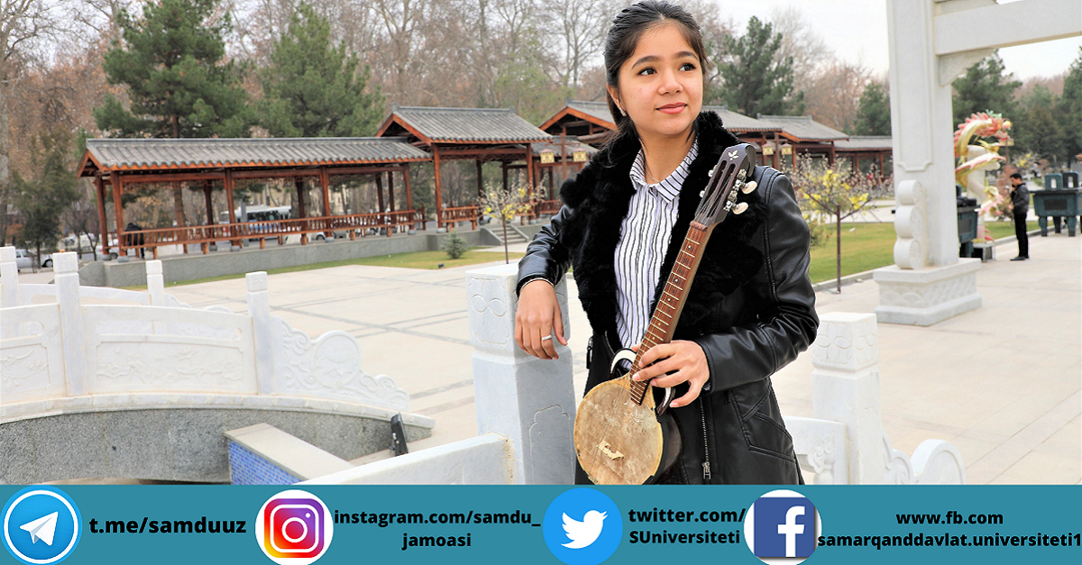 Самарқанд давлат университети спорт фаолияти ва санъат факультети талабаси Мавлудахон Ҳабибуллаева ижодидан