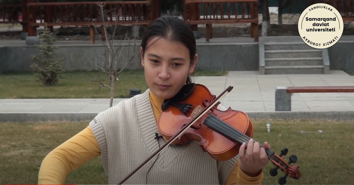 Самарқанд давлат университети спорт фаолияти ва санъат факультети талабаси Шоҳрух Эркабоев ижодидан