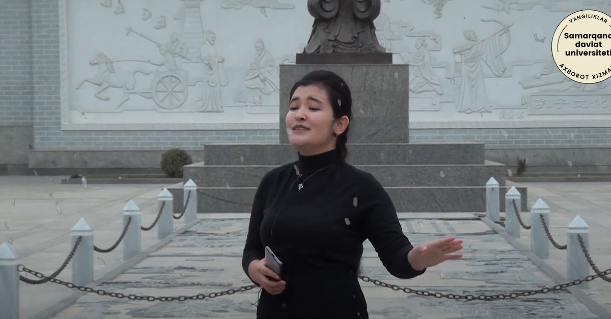 Самарқанд давлат университети спорт фаолияти ва санъат факультети талабаси Шаҳноза Маматқулова