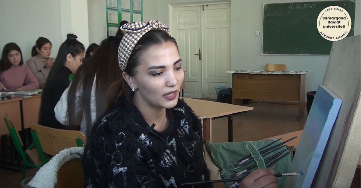 Спорт фаолияти ва санъат факултети талабаси Азиза Аминова