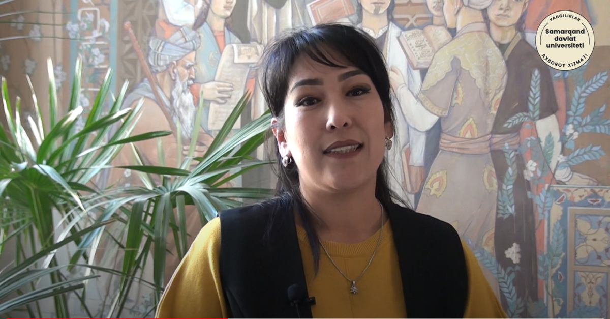 Янги йилингиз муборак бўлсин! Дилфуза Фахриддинова - Самарқанд давлат университети тютори