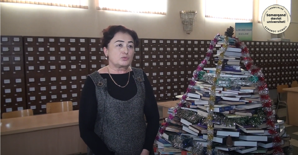 Янги йилингиз муборак бўлсин! Олия Муҳаммадиева - Самарқанд давлат университети Ахборот ресурс маркази директори
