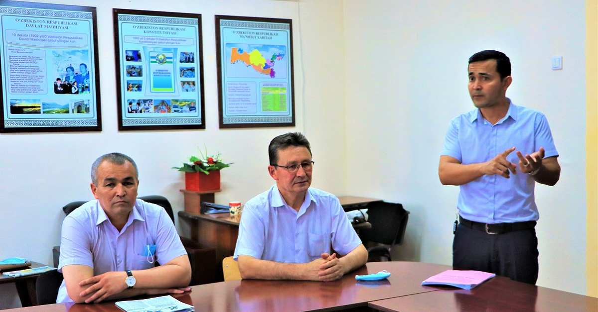 The staff of the Faculty of History are in the Khoja Akhrori Vali makhalla.