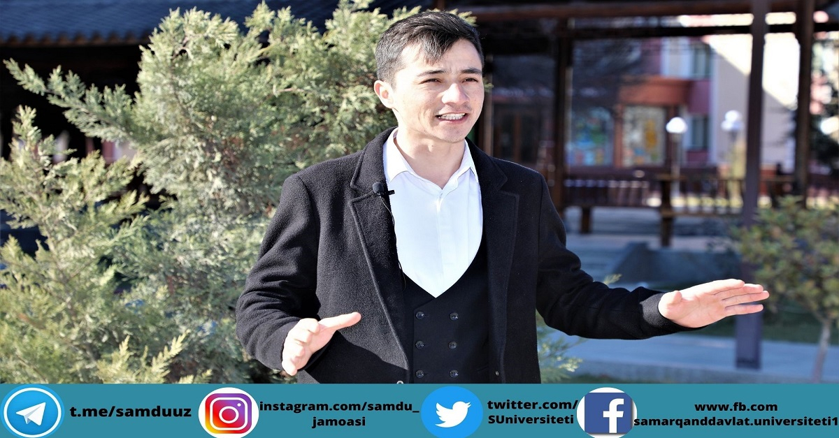 Samarqand davlat universiteti filologiya fakulteti talabasi Shahrizod Shodiyev ijodidan