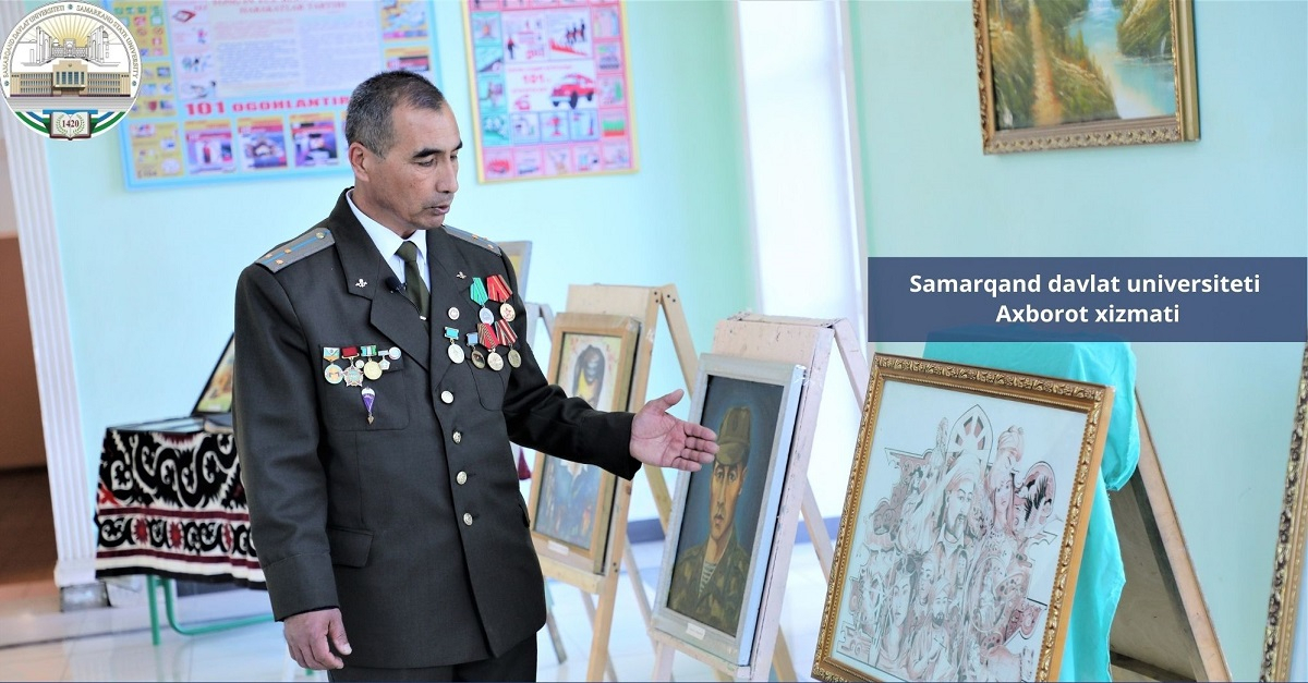 Samarqand davlat universitetida onlayn tasviriy san’at ko‘rgazmasi ochildi