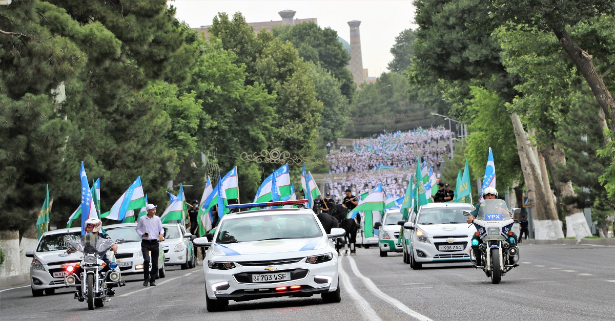 A solemn opening ceremony of the youth festival 