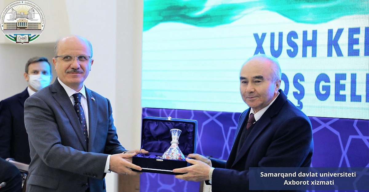 Самарқанд-Туркия олий ўқув юртлари ректорларининг давра суҳбати бўлиб ўтди