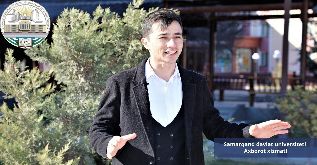 Samarqand davlat universiteti filologiya fakulteti talabasi Shahrizod Shodiyev ijodidan