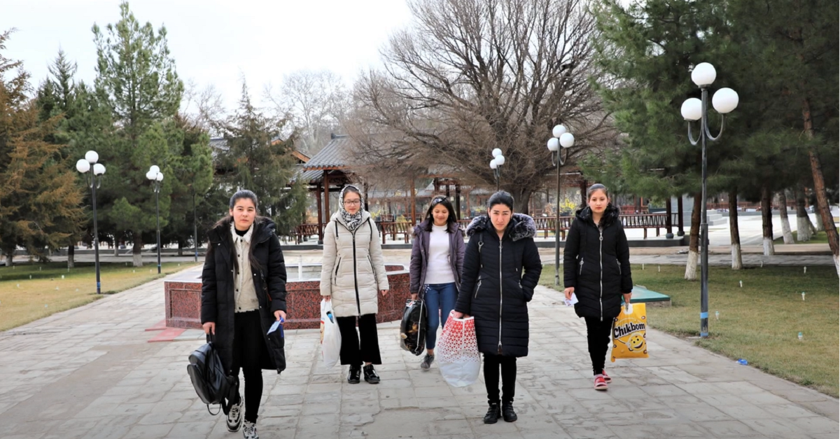 Самарқанд давлат университети ёшлари талабалар турар жойларига қайтмоқда...