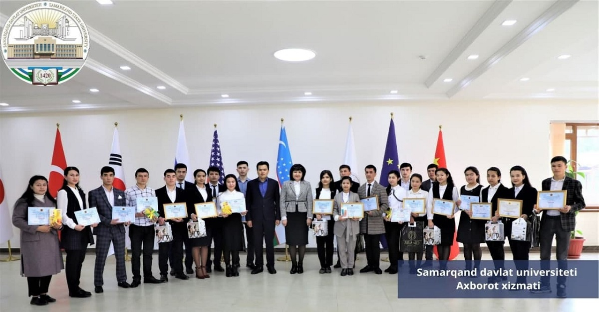 Онлайн танловда ғолиб бўлган талабалар муносиб тақдирланди!