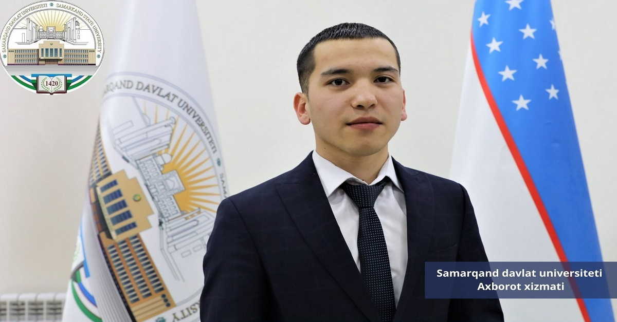 Vohid Lafasov  —  Samarqand davlat universiteti agrobiotexnologiyalar va oziq-ovqat xavfsizligi fakulteti talabasi, O'zbekiston Respublikasi Prezidenti stipendianti