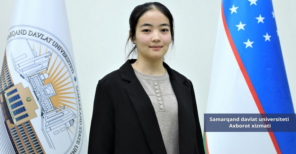 Ирода Бекмуродова — Самарқанд давлат университети филология факультети талабаси, Навоий номли давлат стипендияси соҳиби
