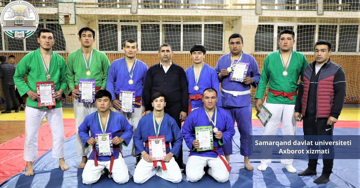 Самарқанд давлат университети талабалари ўртасида кураш мусобақалари ўтказилди