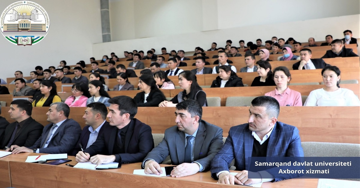 Samarqand davlat universitetida “Jaholatga qarshi ma’rifat” mavzusida davr suhbati bo‘lib o‘tdi