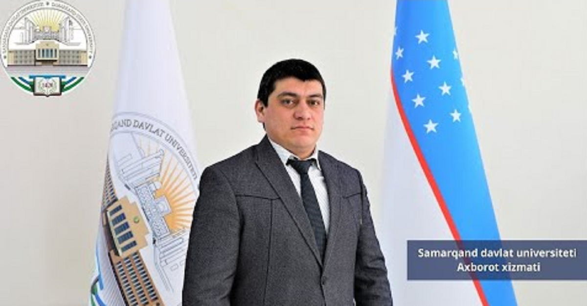 Улугбек Имомов – студент факультета истории, обладатель государственной стипендии имени Навои.