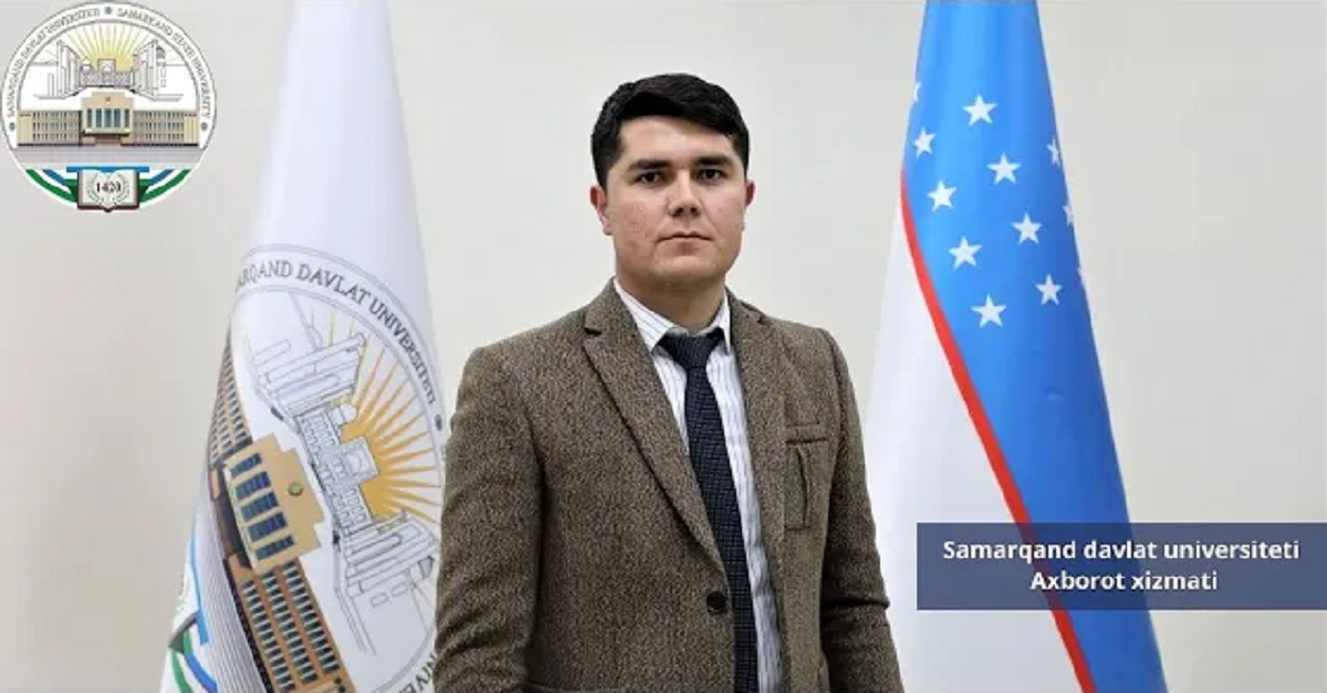Давлат Камолиддинов – студент математического факультета, обладатель государственной стипендии Улугбека.