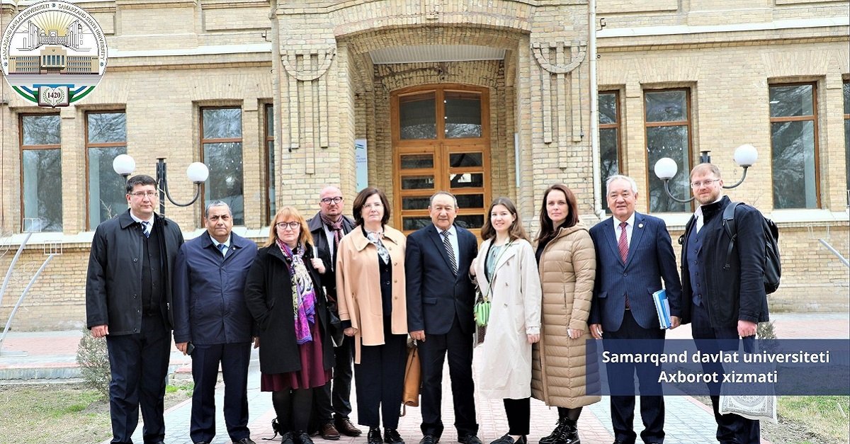 Amaliy ishlar davri: Yevropalik olimlar Samarqand davlat universitetiga tashrif buyurdi...