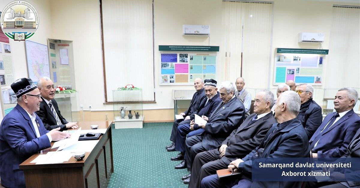 Samarqand davlat universiteti faxriylar kengashining davra suhbati bo‘lib o‘tdi