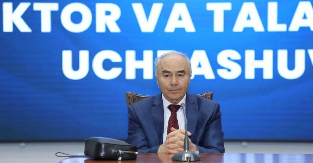 Sharof Rashidov nomidagi Samarqand davlat universiteti rektori, professor, Oliy Majlis Senati a'zosi Rustam Xolmurodov va yoshlar uchrashuvidan: