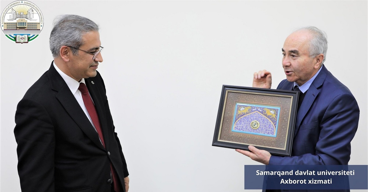 SamDUga Turkiya elchisi Olgan Bekar boshchiligidagi delegatsiya tashrif buyurdi