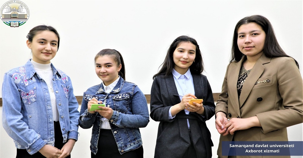 Самарқанд давлат университети талабалари ўртасида “Яшаш учун 1000 сабаб” лойиҳаси давом этмоқда