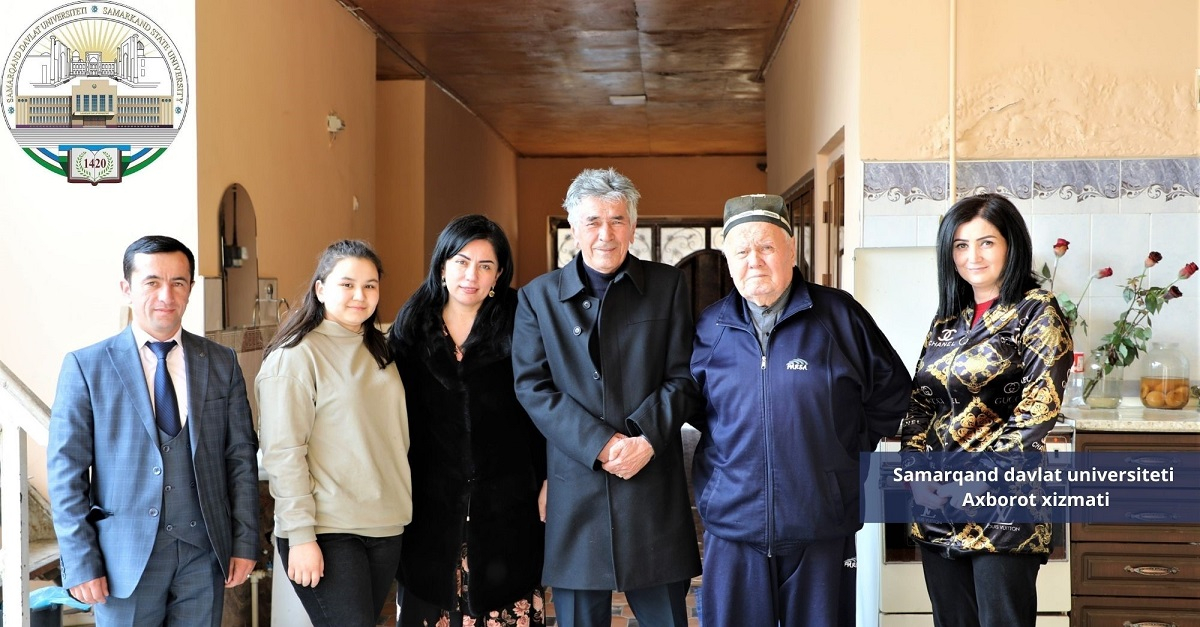 Samarqand davlat universiteti faxriy professor-o‘qituvchilari holidan xabar olindi